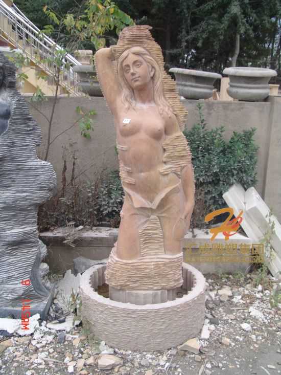 石雕喷泉