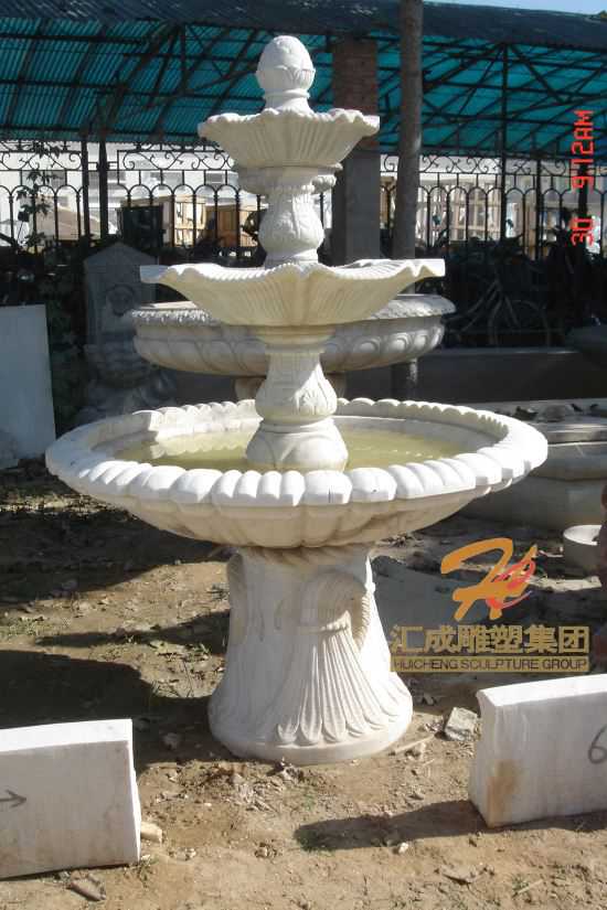 石雕喷泉